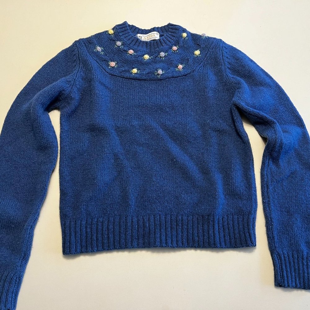 Blue Aston Vintage Sweater